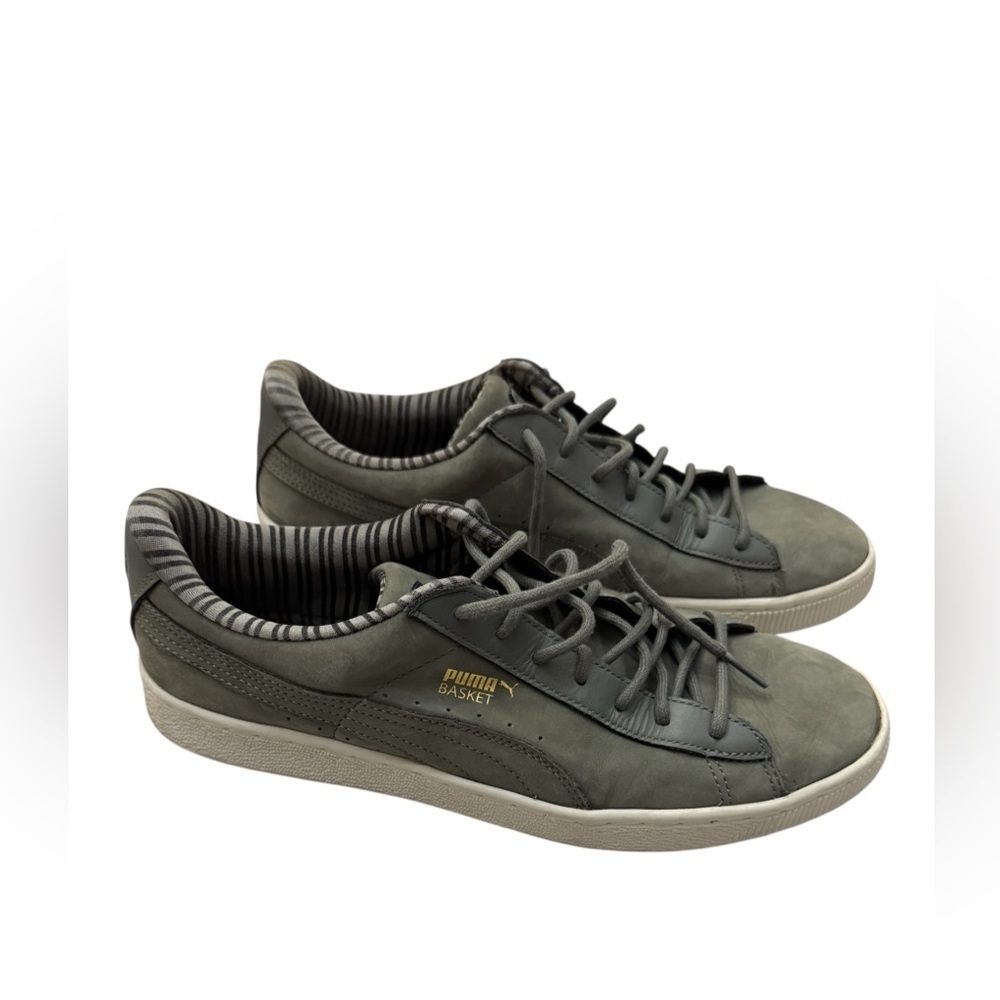 Puma Mens Basket Classic Citi Sneaker Castoro Gray 11.5 D US